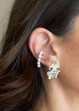 Load image into Gallery viewer, Earrings, Judy-pair Half Butterfly Colorful Matching
