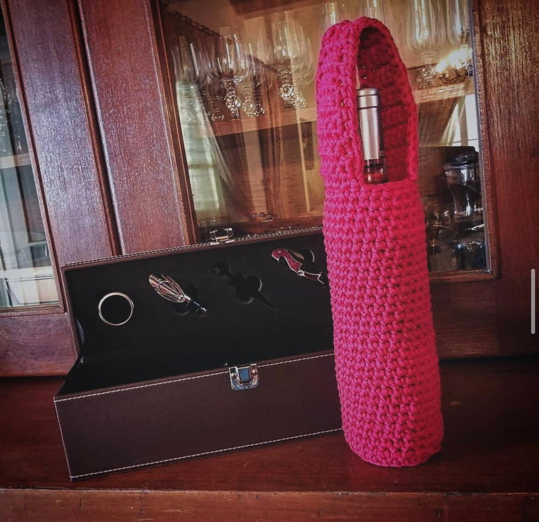 Crochet Wine Bottle Cover
